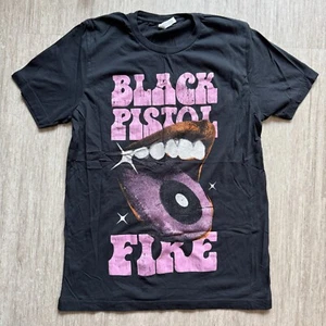 Black Pistol Fire Band Tee Shirt Women’s L Black Graphic Y2K Metal Mouth - Picture 1 of 5