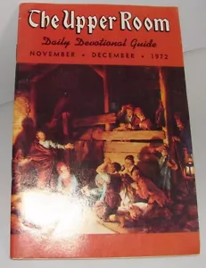 Alcoholics Anonymous Devotional AA History The Upper Room November - Dec. 1972 - Picture 1 of 3