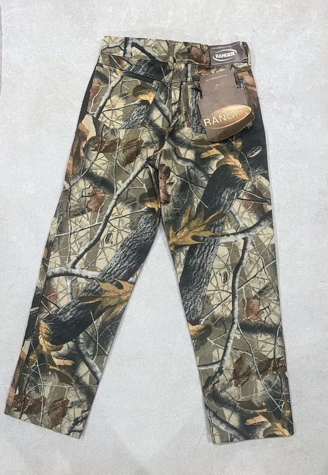 Ranger Realtree Camo Cotton Pockets Youth Size 14, Hunting, Boys, Missing Button - Image 1 of 4