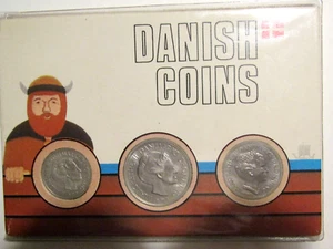 Dänemark/Dänisch 1981 6 Münzen 5,10,25 Erz 1,5,10 Kronen Bu Set - Bild 1 von 6