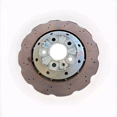 OEM Rear 330mm Drilled Composite Wavy Brake Disc Rotor for Audi RS5 - Image 1 of 4