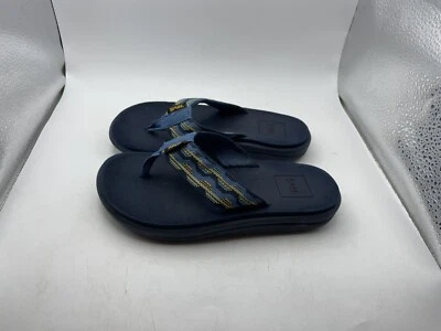 Сандалии-шлепанцы Teva Voya для мальчиков детей подростков размер 13 синие пена водный пляж - Изображение 1 из 4