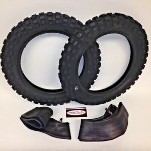 Yamaha PW 50 Front and Rear Tires & Tubes 2.50x10 PW50 TTR50