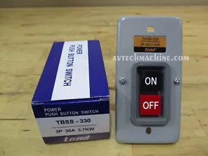 TBSS-330 Tend Push Button Switch 30A 3.7Kw - Foto 1 di 3