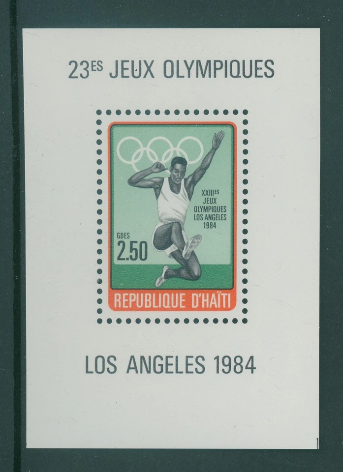 Haiti Scott #802 MNH S/S OLYMPICS 1984 Los Angeles CV$15+ 396169 — 第 1/1 张图片