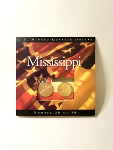 State Quarters - Coins of America U.S. Minted Quarter Dollar Set #20 Mississippi - Picture 1 of 4