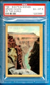 1911 T99 Vistas y escenas del mundo # Gran Canon de Colorado PSA 6 - Imagen 1 de 2