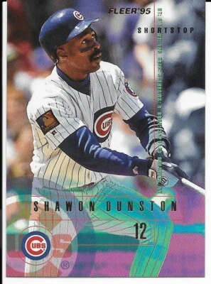 1995 Fleer Baseball #413 Shawon Dunston - Image 1 of 2