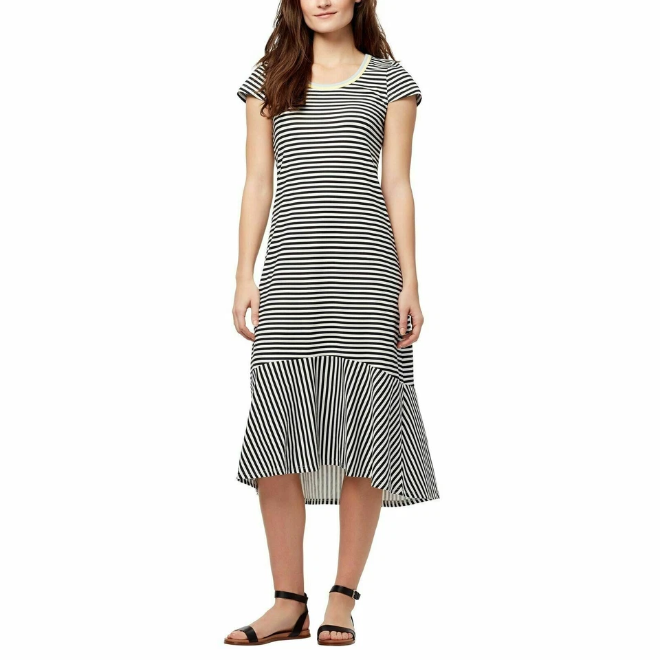 Vestido Ella Moss Damas Manga Corta Rayas PEQUEÑO AZUL Foto 1 de 1