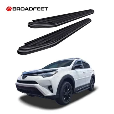 Se adapta a estriberas de aluminio Toyota RAV4 2016-2018 R11 techo negro con borde negro Foto 1 de 4