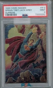 1996 Supreme Brothers Hildebrandt Superman: Omaggio a Jack Kirby H-2 PSA 9 5153 - Foto 1 di 1