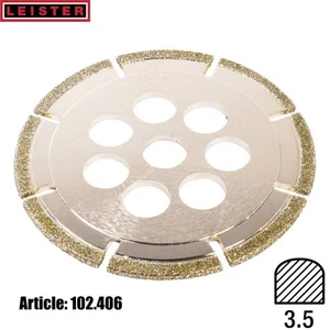 Leister 102.406 Diamond Milling Cutter ø 110 x 3.5 mm, Semi-circular - Picture 1 of 3