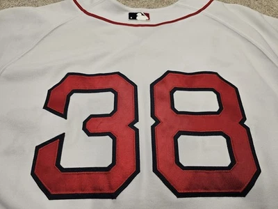 Curt Schilling Boston Red Sox MLB #38 Jersey Size 48 Majestic - Image 1 of 4