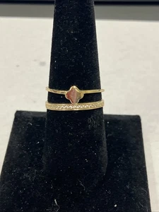 14 Karat Gold Doppelring #109595-2 MGC - Bild 1 von 4