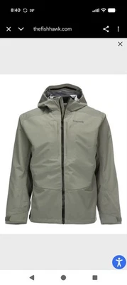 Simms Men's Freestone Wading Jacket - Waterproof Fishing Jacket w/Pockets Size M - Image 1 of 4