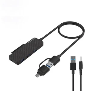 USB3.0 Type-C to SATA22Pin Hard Drive Cable PC 2.5 inch HDD Easy Drive Cable New - Afbeelding 1 van 26