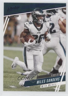 2020 Panini Prestige Xtra Points Blue Miles Sanders #90 - Image 1 of 2