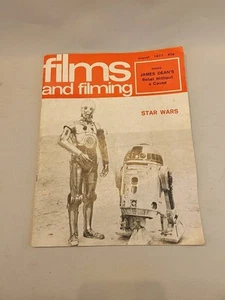 FILMS AND FILMING magazine August 1977 . Star Wars cover R2d2 C-3po Exorcist ii - Picture 1 of 4