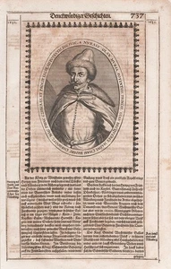 Nuraly Olan Mursa Tatarei Circassia Caucasus Russia Tartary Portrait 1640. - Bild 1 von 1