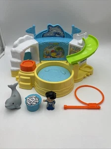 Fisher Price Little People Aquarium Visit Dolphin Toy Playset - Picture 1 of 21