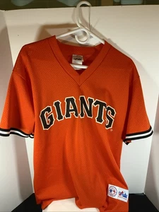 Jersey tipo pull over cuello en V naranja de los Gigantes de San Francisco, majestuoso, talla grande - Imagen 1 de 10