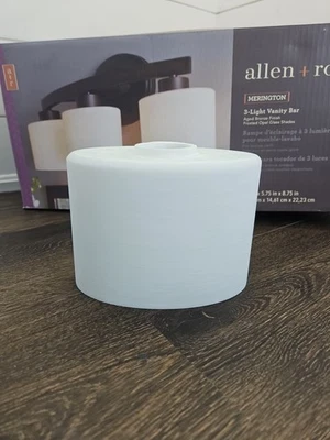 Replacment Glass Shade for: allen + roth Merington Vanity Light - New - Image 1 of 3