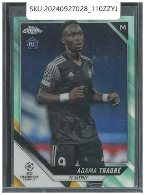 2022 Topps Chrome Adama Traoré /199 Rookie card, standard  Chrome design RC #65 - Image 1 of 2