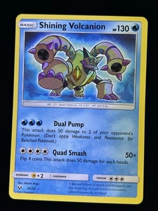 Carta Pokémon Shining Volcanion 27/73 Ultra Rara Leyendas Brillantes Pokemon Juego de Cartas Coleccionables Casi Nuevo - Imagen 1 de 2