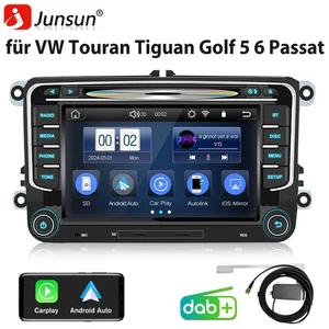 Andriod Auto Carplay Autoradio DVD DAB+ GPS Für VW GOLF 5 EOS Touran Tiguan Polo - Bild 1 von 16