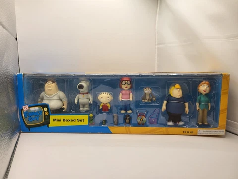Mezco Family Guy Television Cartoon Animation Mini Box Set 6 Figures Fox 2006 Cover