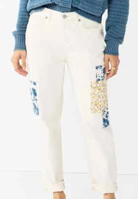 Sonoma Goods For Life Pants  Woman 16 Petite Ivory Classic Misses Girlfriend - Image 1 of 4