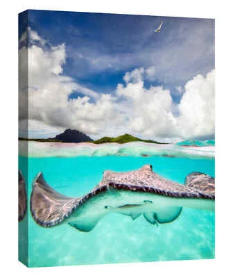 Epic Graffiti "Stingray" por Jesse Estes, arte de parede em tela giclée - Imagem 1 de 2