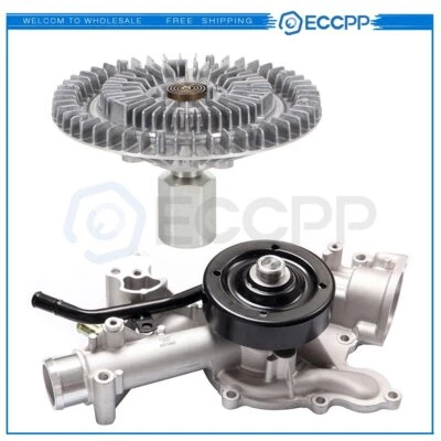 Bomba de agua de refrigeración + embrague del ventilador para camioneta Dodge Ram 1500 2500 2003-2008 V8 5,7 L Foto 1 de 4