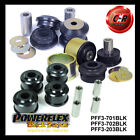 Powerflex Black Fr Low 75mm + UpArm Bushes For S4 B8 09-16 PFF3-701+702+203BLK