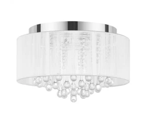 Home Decorators Collection Flenniken 15 in. Chrome LED Flush Mount ๐ - Picture 1 of 5