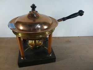 Chafing Dish, Stand & Burner--L&M Goldsmith May 1906--ANTIQUE - Picture 1 of 24
