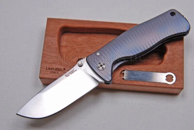 Lionsteel Knife - SR-2 V Monolithic Titanium - Lion Steel w/ Sleipner TS - Image 1 of 4