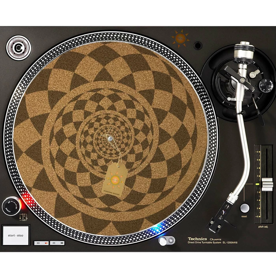 Tocadiscos Royal Twist CORK Slipmat 12" para DJ Vinilo LP Audiophile Foto 1 de 1