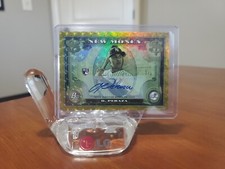 2023 Topps Bowman Platinum New Money Auto 1/1 Prospect Oswald Peraza NM-3