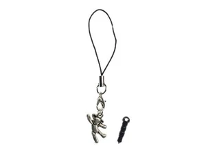 Miniature Nounours Ourson Pendentif pour Téléphone Portable Miniblings Argent - Photo 1 sur 4