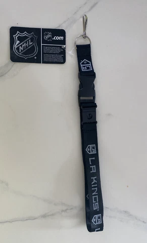 Los Angeles Kings LA Kings Lanyard Keychain Black Cover