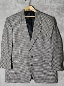 Nino Cerruti Rue Royale Houndstooth Blazer Size 44 - Picture 1 of 9