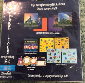 Kit de álbum de recortes DISNEYLAND RESORT - Difícil de encontrar Captura la magia - Totalmente nuevo - Sellado  - Imagen 1 de 6