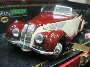 WOW EXTREM SELTEN BMW 327 Cabriolet braun/hellbraun klappbar/ Geschenkbox 1:18 Guiloy - Bild 1 von 2