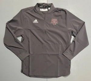 Giacca con cerniera Texas A&M Aggies Adidas quarto taglia uomo grande vendita al dettaglio $80 - Foto 1 di 3