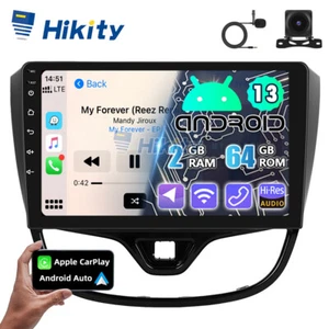Autoradio 10" 2+64GB CarPlay Android 15 per Opel Karl 2015-2019 GPS NAVI WIFI BT - Foto 1 di 16