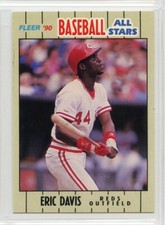 1990 Canadian Fleer All-Stars - #6 - Eric Davis - Cincinnati Reds