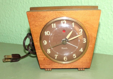 VINTAGE ART DECO WESTCLOX SPHINX S7-H ALARM CLOCK - WORKS Cover