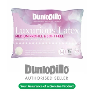 DUNLOPILLO Luxurious Talalay Latex Medium Profile Soft Feel RRP $149 NEW STOCK - Picture 1 of 4