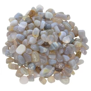 Piedras caídas de ágata gris de 3 libras - Grado 1 - XXSmall - 0,25" a 0,75" promedio - Imagen 1 de 3